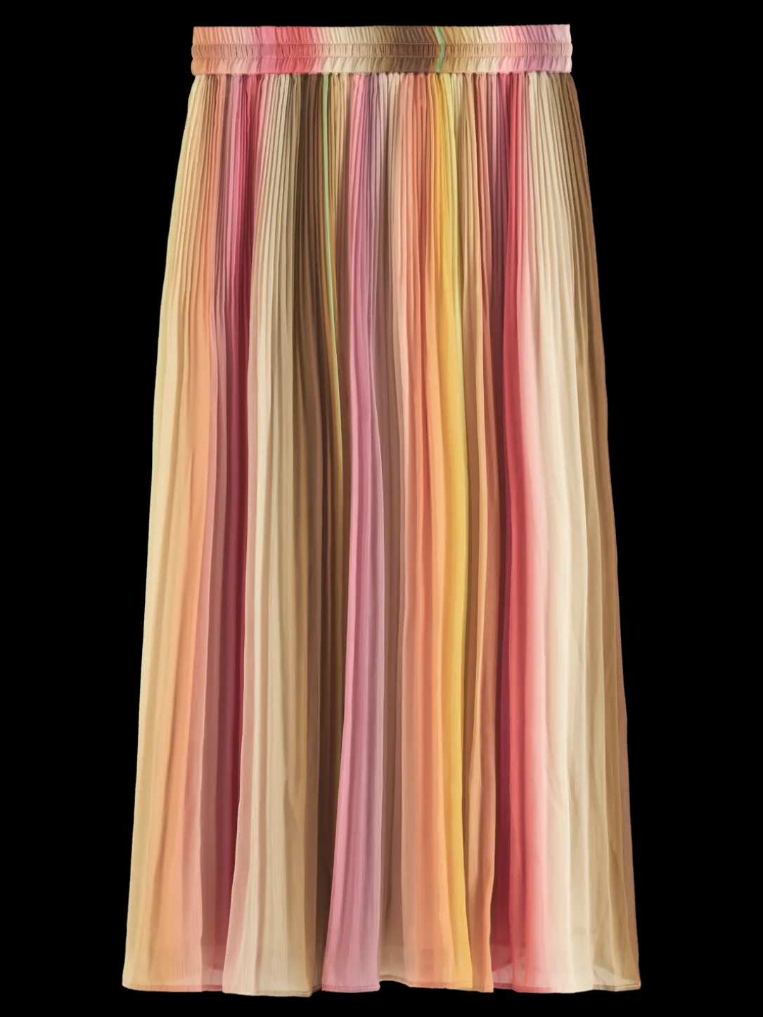 Pleated Midi Skirt