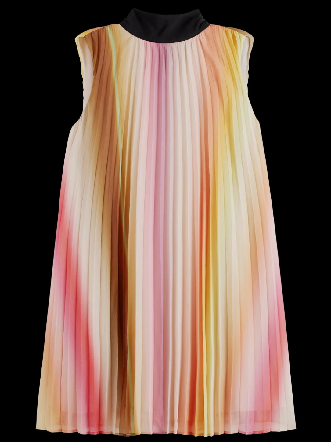 Pleated Mini Dress