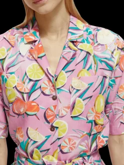 Printed Camp Shirt