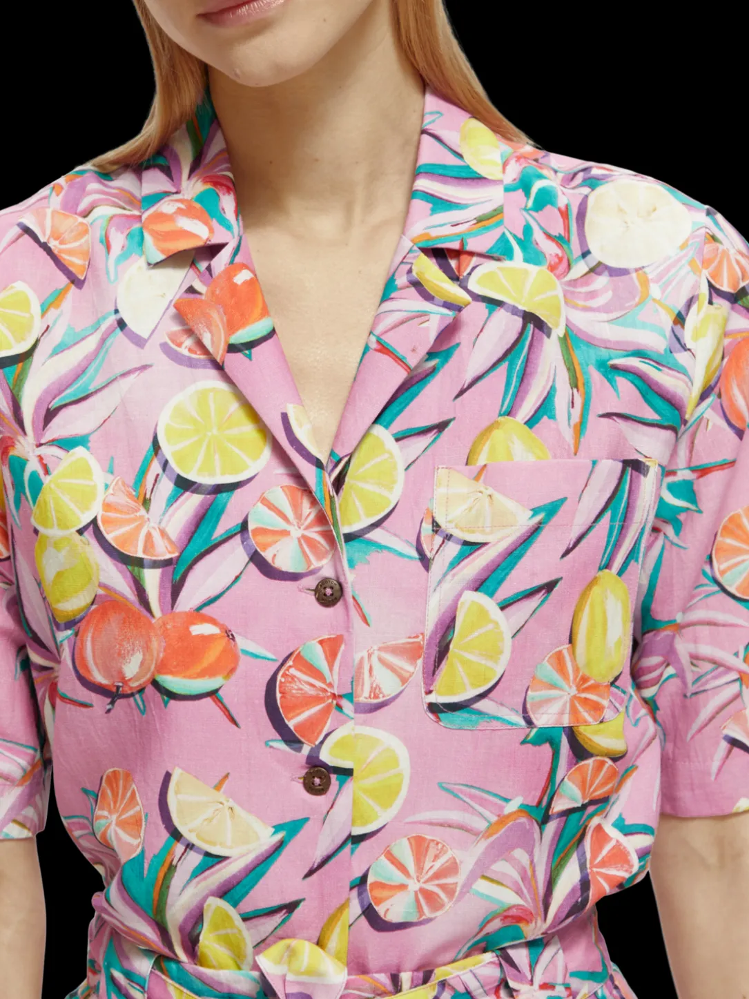 Printed Camp Shirt