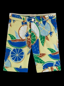 Printed Chino Shorts