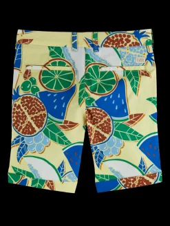 Printed Chino Shorts