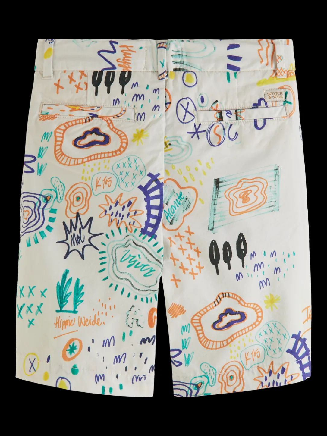 Printed Chino Shorts
