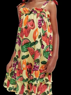 Printed Mini Dress