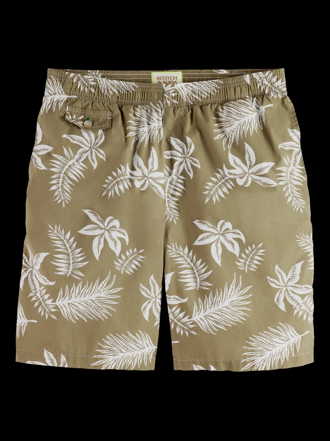 Printed Poplin Bermuda Shorts