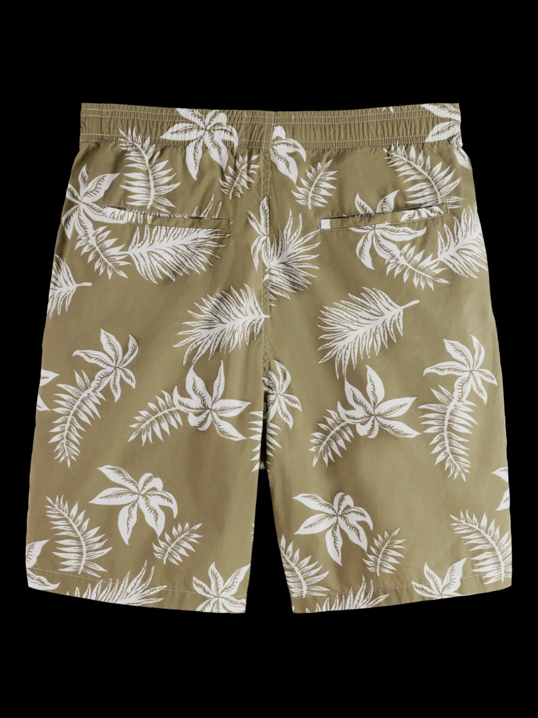 Printed Poplin Bermuda Shorts