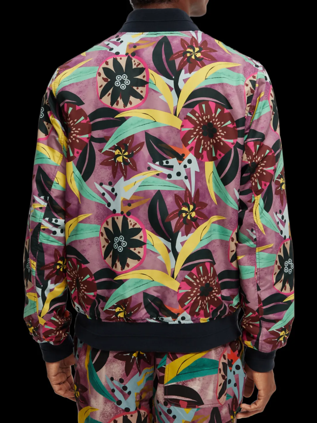 Printed Reversible Bomber Jacket