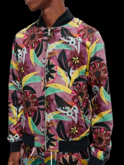 Printed Reversible Bomber Jacket