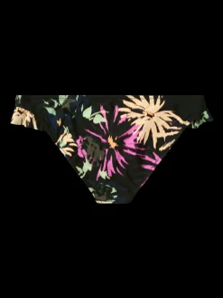 Printed Ruffled Bikini Bottom