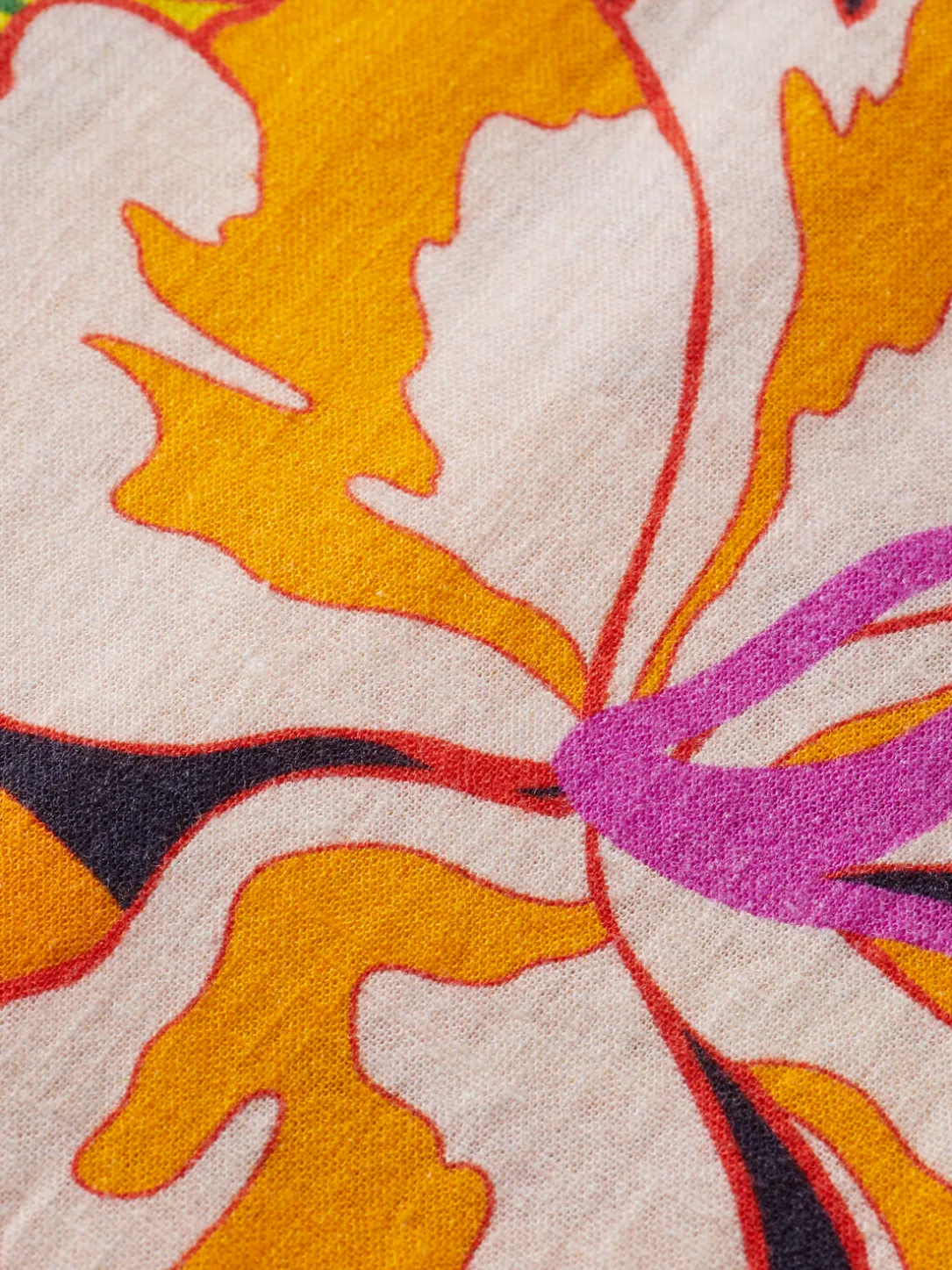 Printed Short-Sleeved Camp Shirt