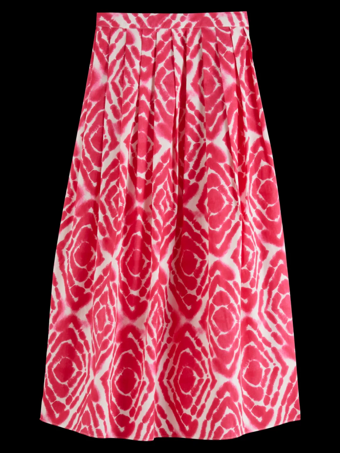 Printed Skirt With Pleats
