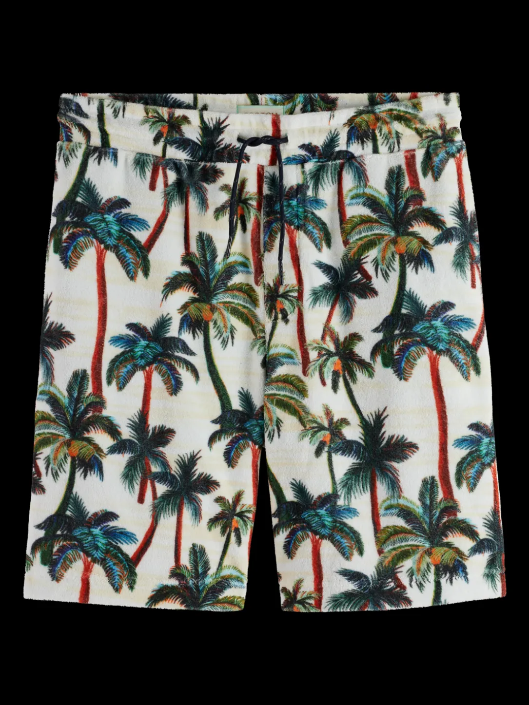 Printed Terry Bermuda Shorts
