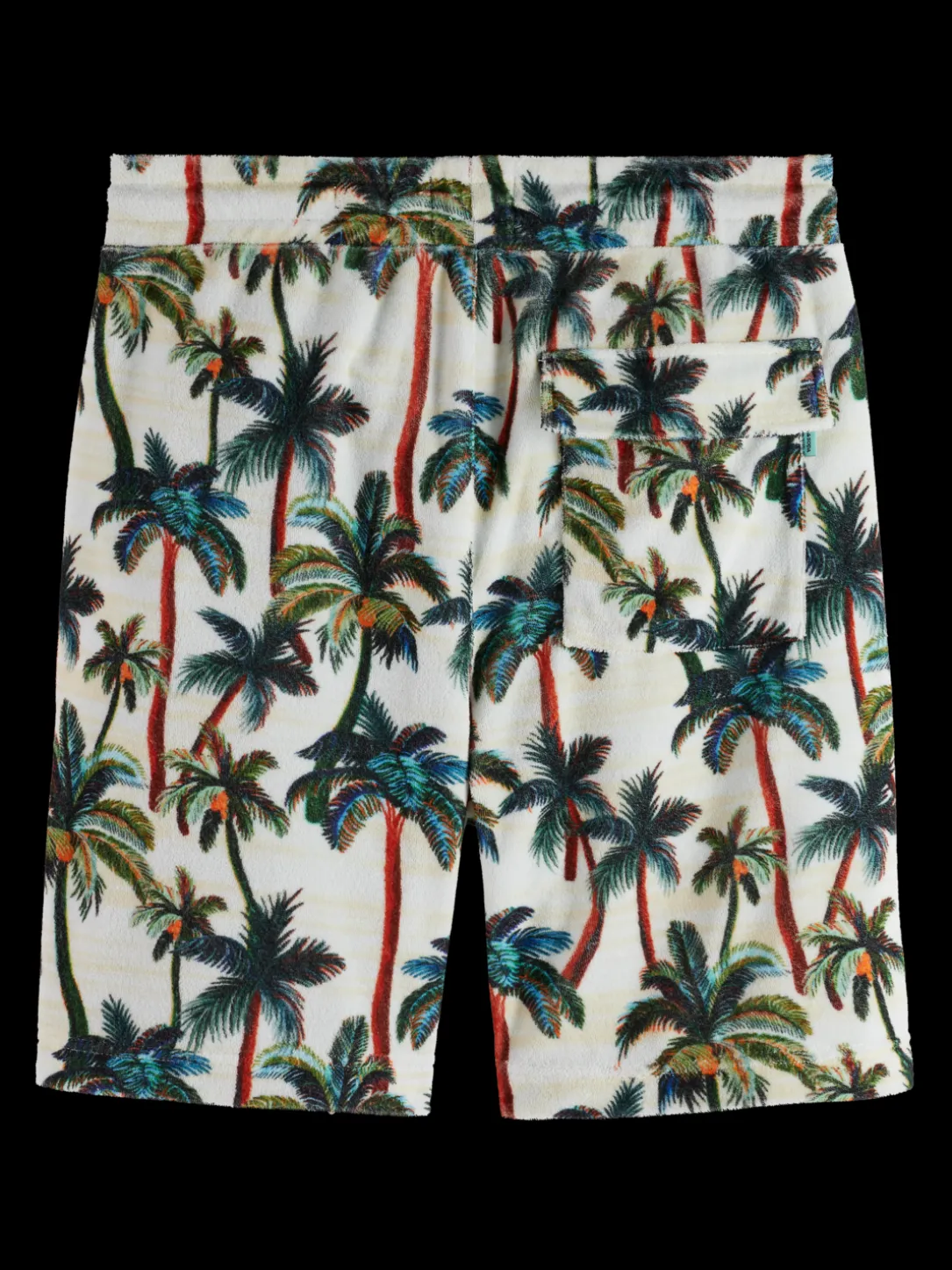 Printed Terry Bermuda Shorts