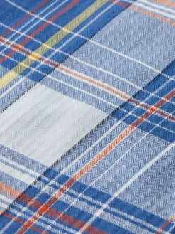 Regular Fit Checked Seersucker Shirt