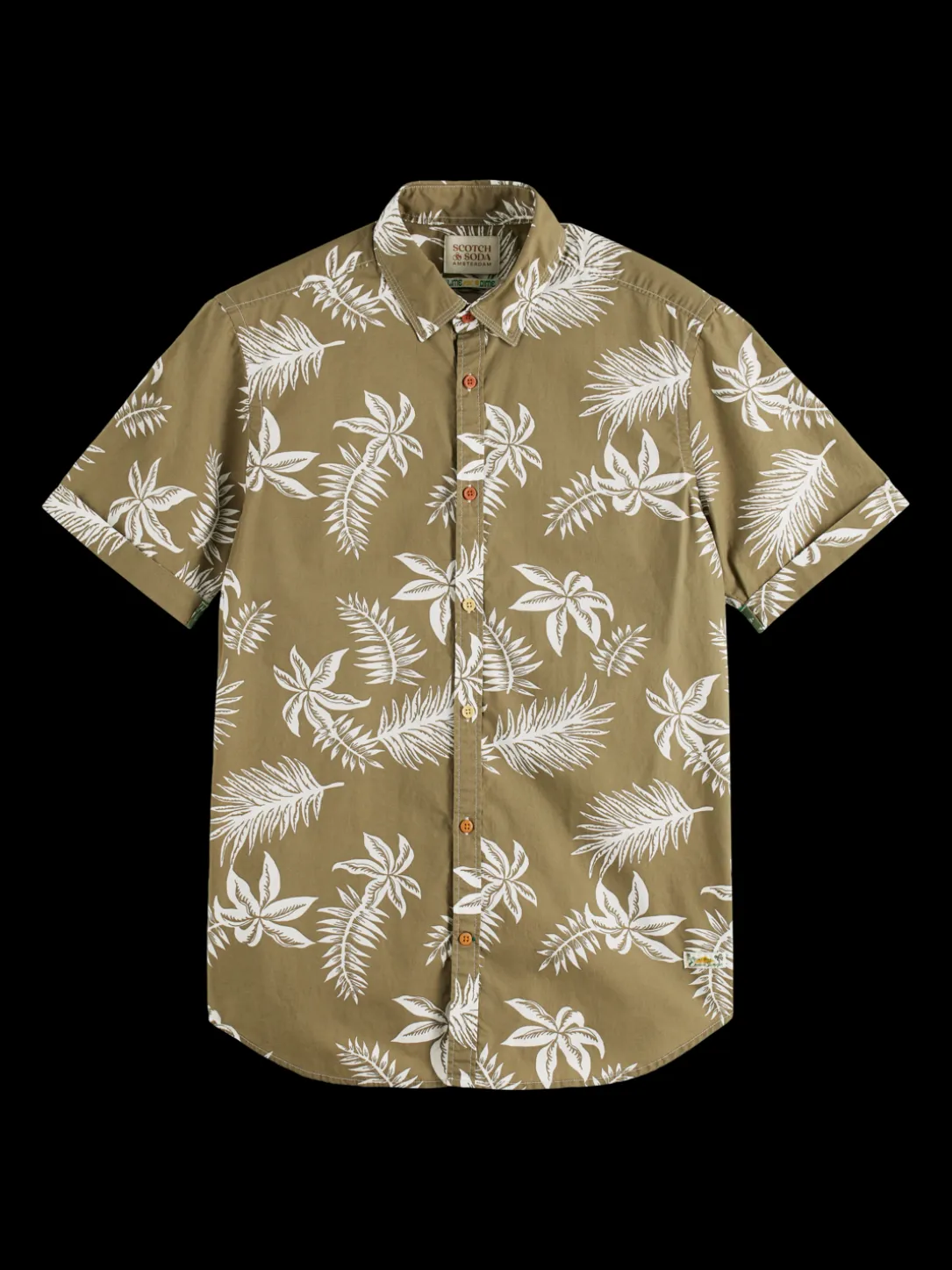 Regular Fit Printed Poplin Shirt