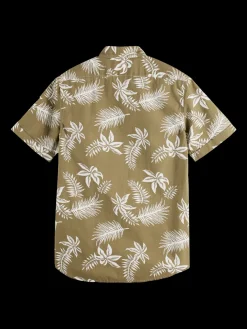 Regular Fit Printed Poplin Shirt