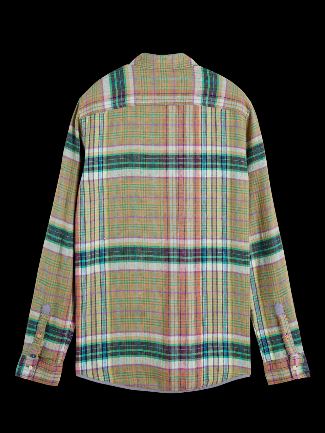 Regular-Fit Lightweight Checked Flannel Shirt