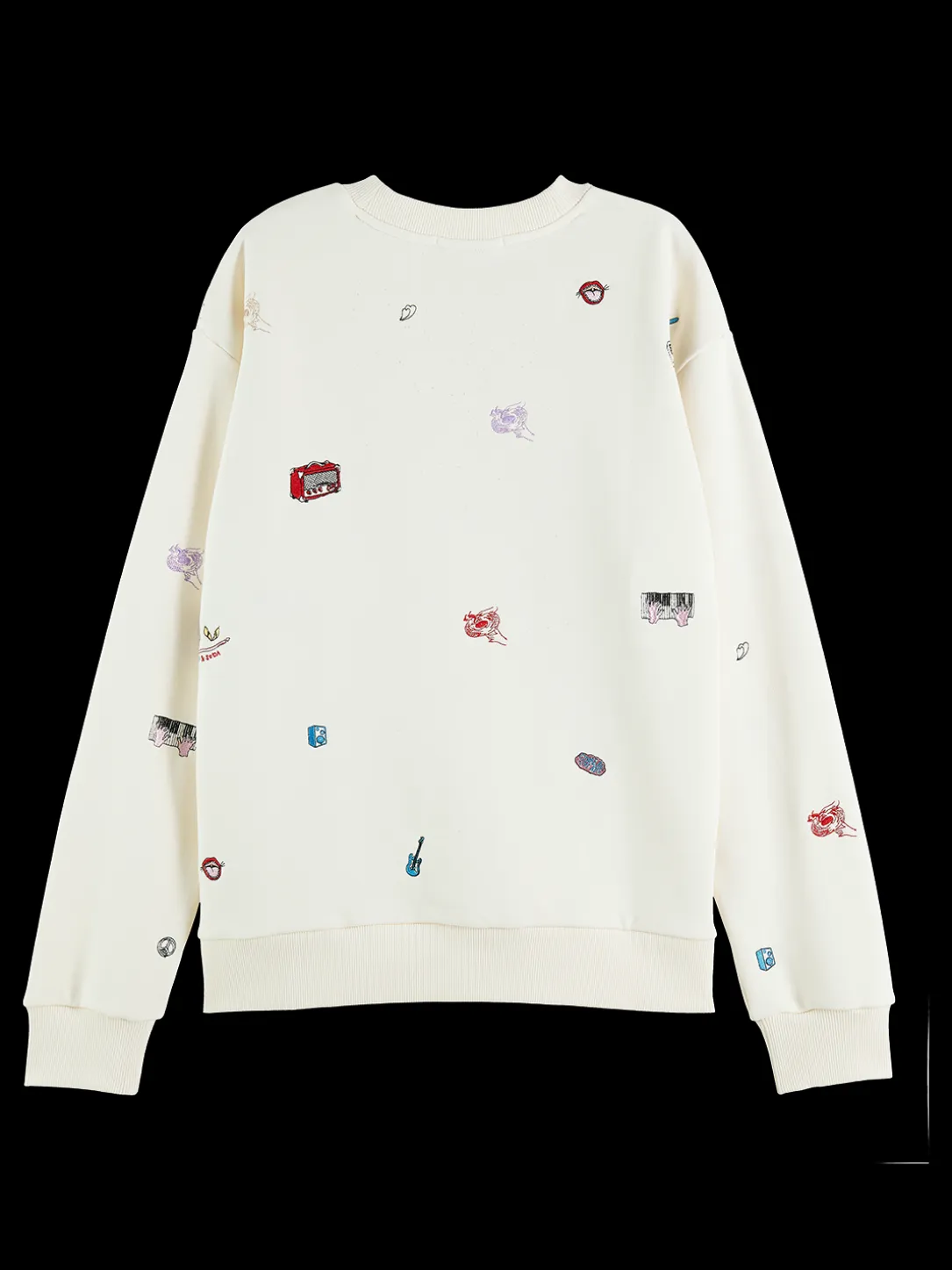 Relaxed Fit Embroidered Sweatshirt