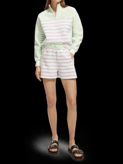 Relaxed Fit Half-Zip Sweatshirt