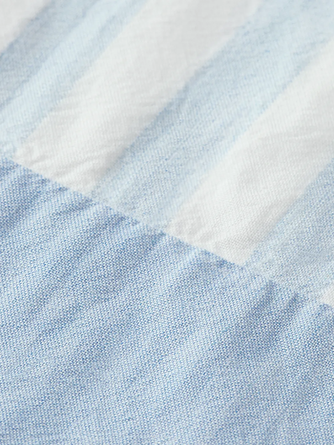 Relaxed Fit Lightweight Mixed Chambray Shirt