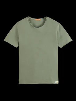 Relaxed Fit Raw Edge T-Shirt