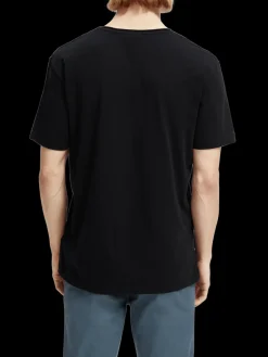 Relaxed Fit Raw-Edge Organic Cotton T-Shirt
