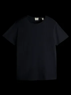 Relaxed Fit Raw-Edge Organic Cotton T-Shirt