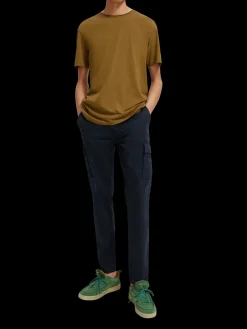Relaxed Fit Raw-Edge Organic Cotton T-Shirt