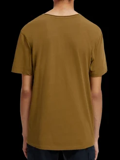 Relaxed Fit Raw-Edge Organic Cotton T-Shirt