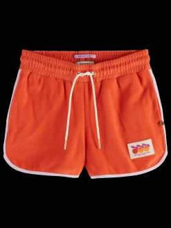 Relaxed Fit Towelling Shorts