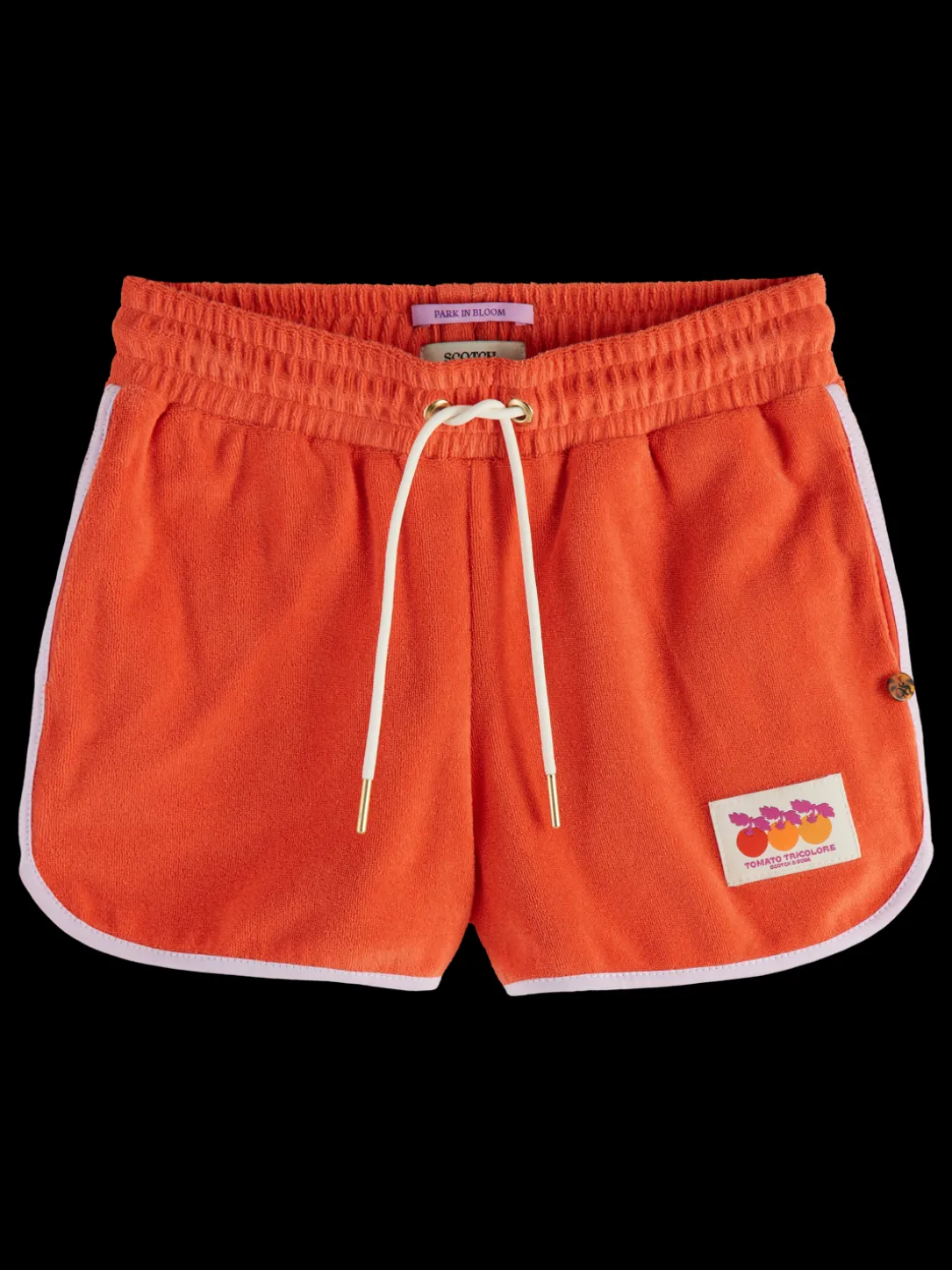 Relaxed Fit Towelling Shorts
