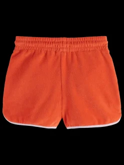 Relaxed Fit Towelling Shorts