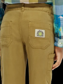 Relaxed Slim-Fit Cargo Trousers