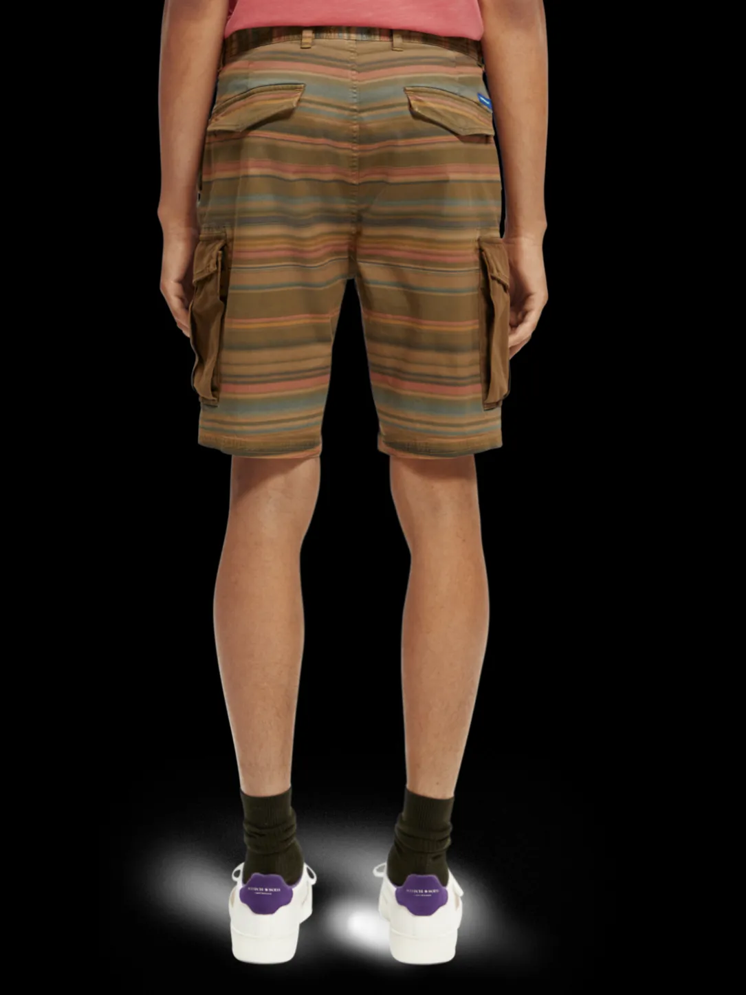 Relaxed-Fit Garment-Dyed Cargo Shorts
