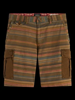 Relaxed-Fit Garment-Dyed Cargo Shorts