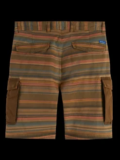 Relaxed-Fit Garment-Dyed Cargo Shorts
