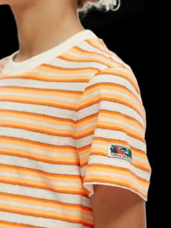 Relaxed-Fit Yarn-Dyed Striped T-Shirt