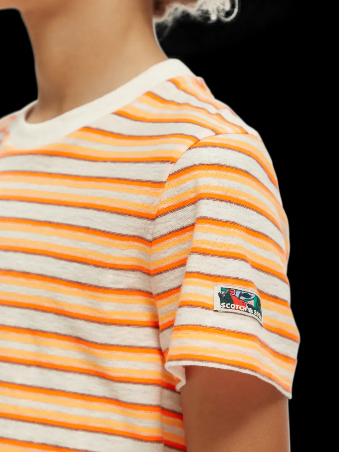 Relaxed-Fit Yarn-Dyed Striped T-Shirt