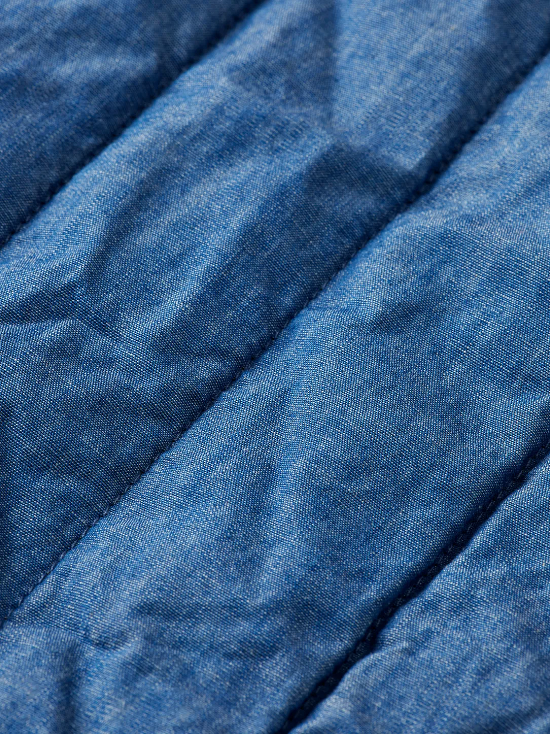 Reversible Chambray Bomber Jacket