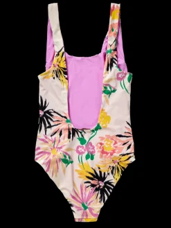 Reversible Printed Swimsuit