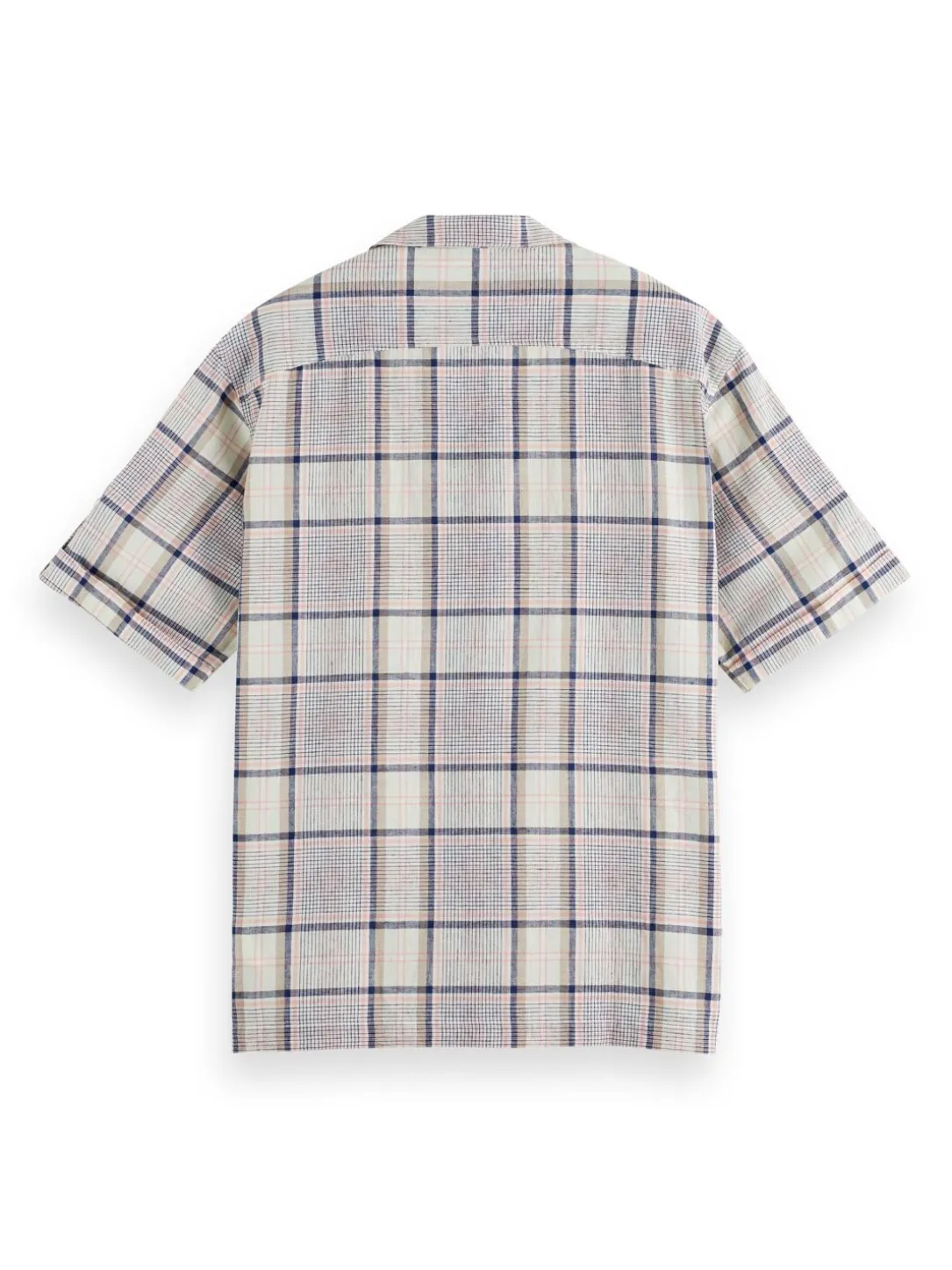 Short Sleeve Linen Blend Shirt