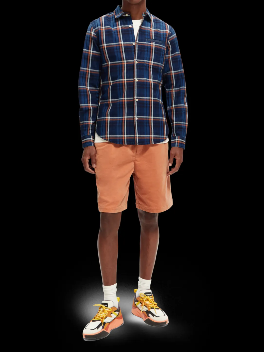Slim-Fit Yarn-Dyed Checked Shirt
