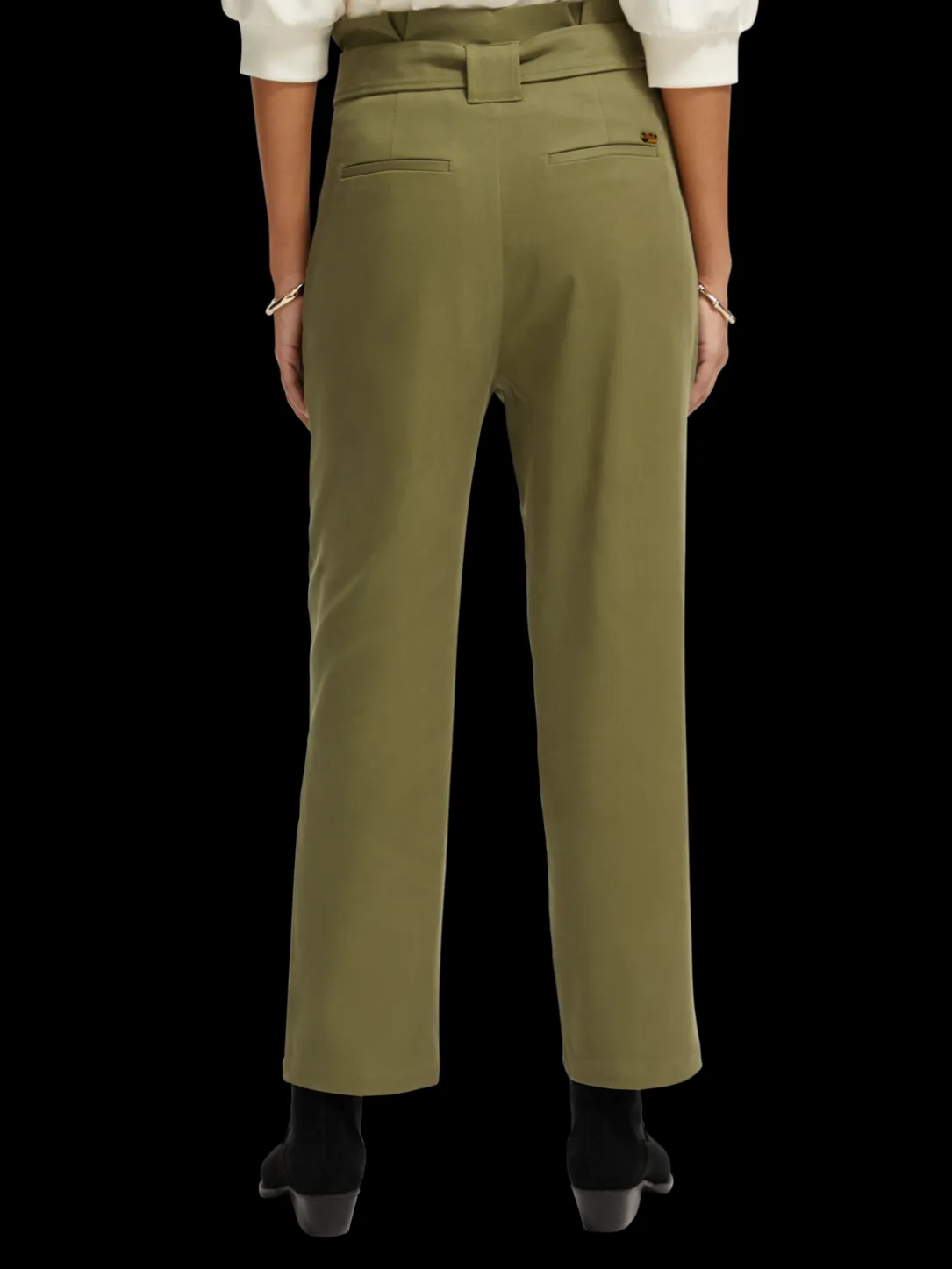 The Daisy High-Rise Paper Bag Trousers