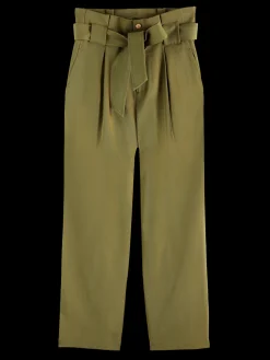 The Daisy High-Rise Paper Bag Trousers
