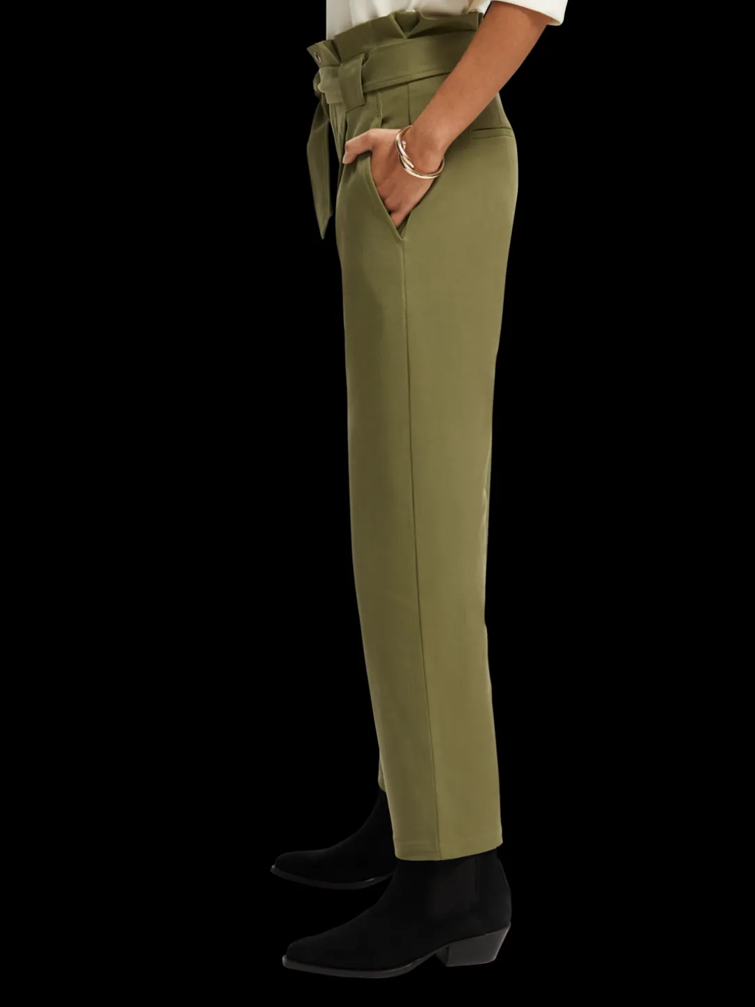 The Daisy High-Rise Paper Bag Trousers