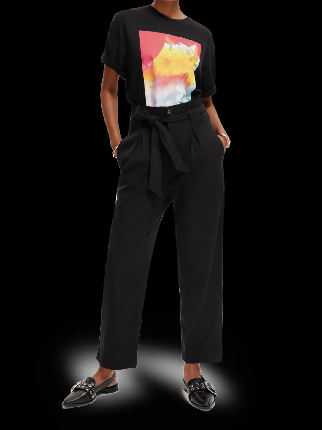 The Daisy High-Rise Paper Bag Trousers