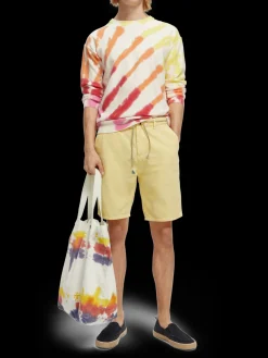 The Fave Garment-Dyed Linen-Blended Shorts