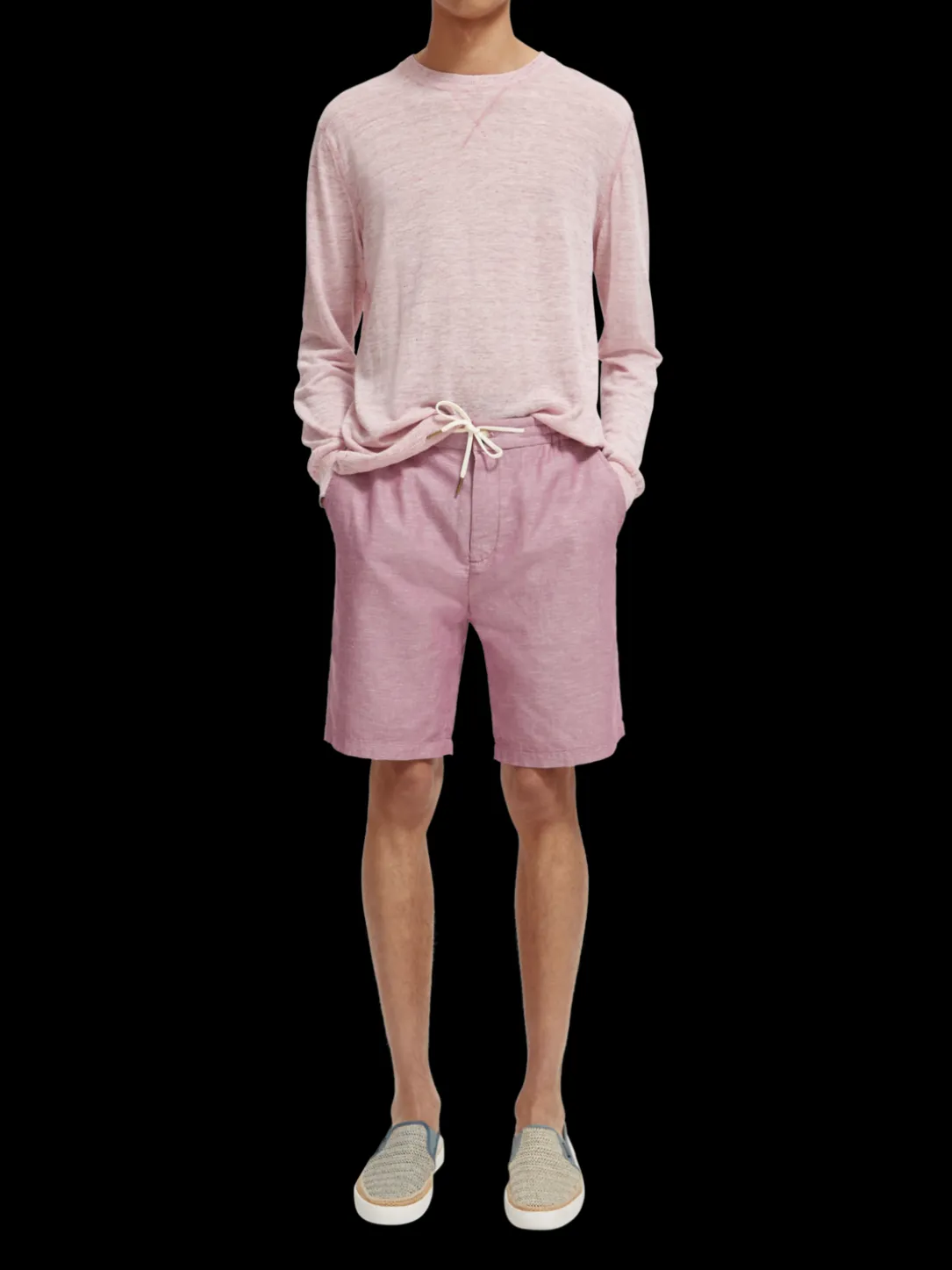 The Fave Linen-Blended Bermuda Shorts