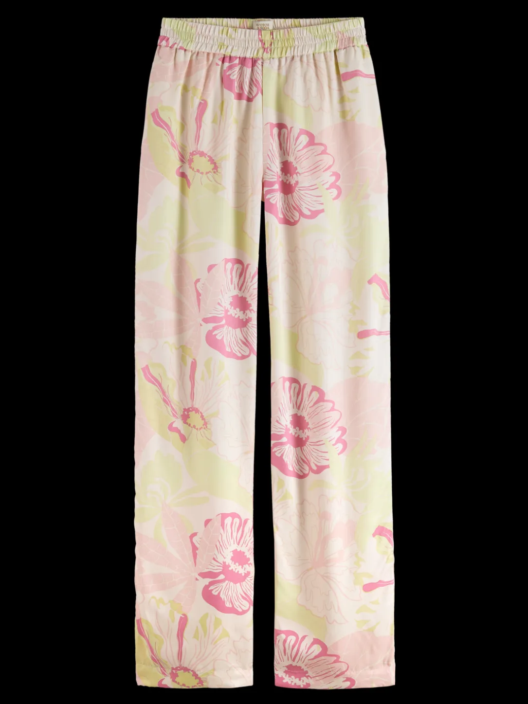 The Gia Mid-Rise Wide-Leg Printed