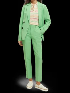 The Lowry Mid-Rise Slim Fit Trousers